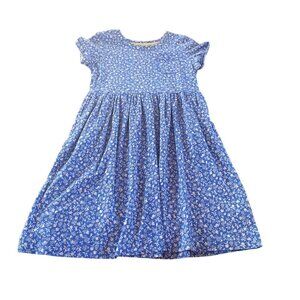 Mini Boden Pocket Dress Blue Floral Size 11-12Y